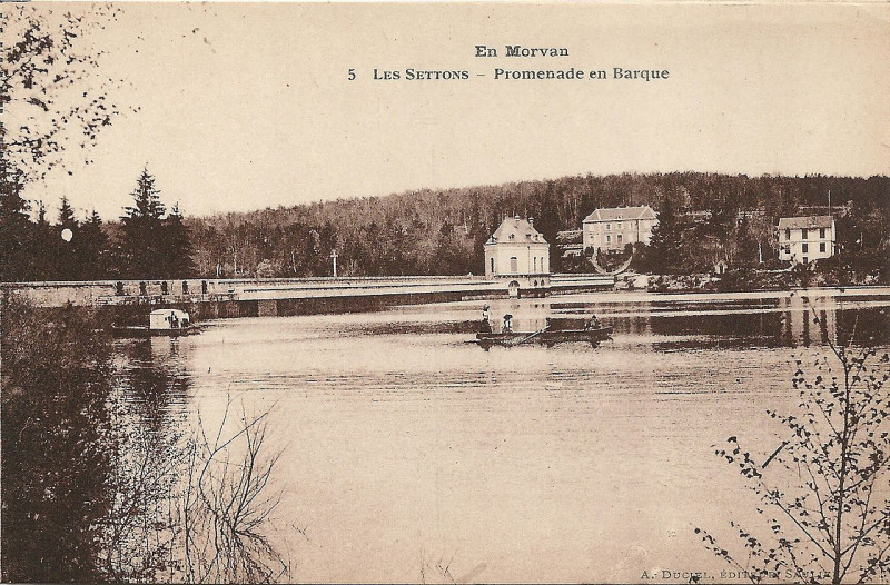 Carte postale ancienne Lac des Settons-Fr-58-carte postale-07