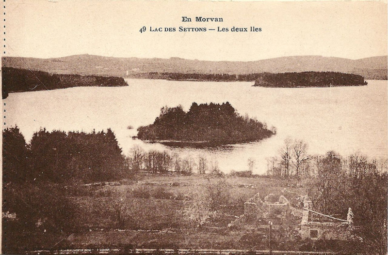 Carte postale ancienne Lac des Settons-Fr-58-carte postale-08