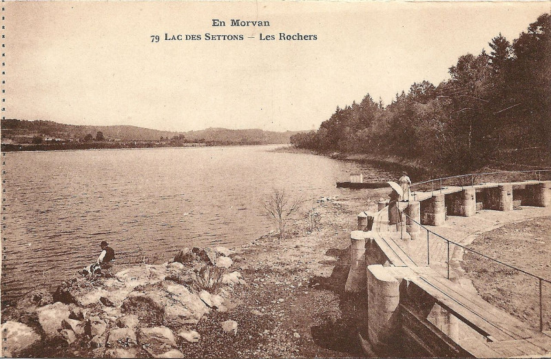 Carte postale ancienne Lac des Settons-Fr-58-carte postale-09