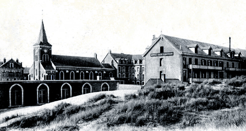 Carte postale ancienne Sanatorium Cazin-Perrochaud in Berck-Plage um 1900