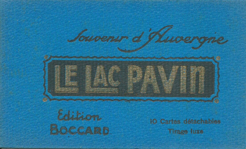 Carte postale ancienne Lac Pavin-Fr-63-carte postale-vers 1929-a00