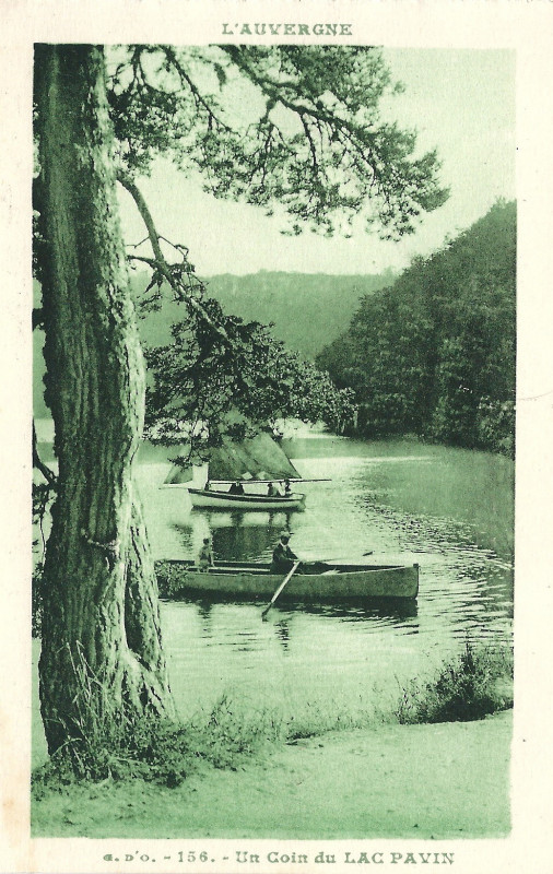Carte postale ancienne Lac Pavin-Fr-63-carte postale-vers 1929-a07