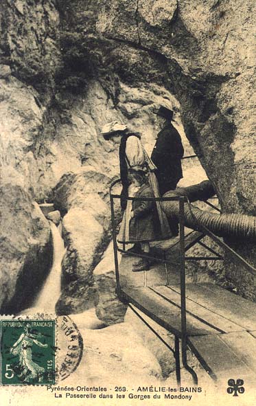 Carte postale ancienne Mondony gorges