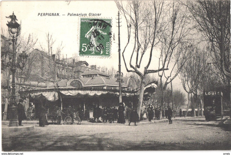 Carte postale ancienne Palmarium-18 novembre 1909