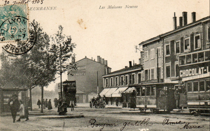 Carte postale ancienne Les Maisons Neuves