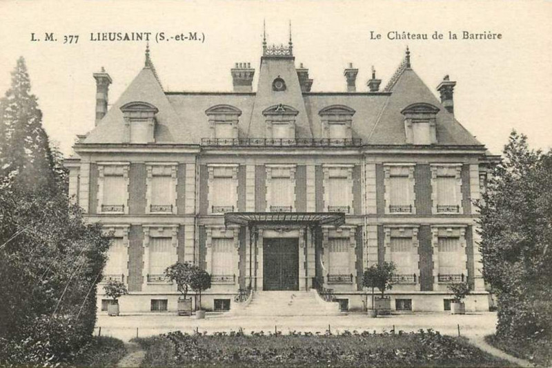 Carte postale ancienne Lieusaint - Cp - Chateau de la Barrière 1