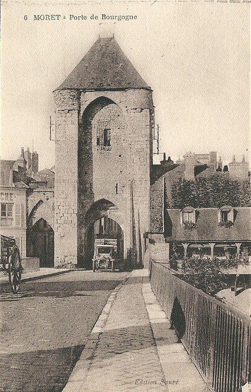 Carte postale ancienne Moret-sur-Loing-Fr-77-vers 1925-Cpa-06