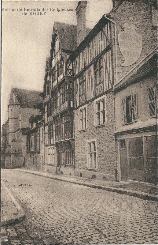 Carte postale ancienne Moret-sur-Loing-Fr-77-vers 1925-Cpa-11