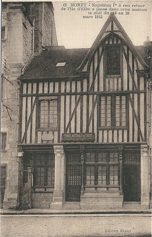 Carte postale ancienne Moret-sur-Loing-Fr-77-vers 1925-Cpa-12