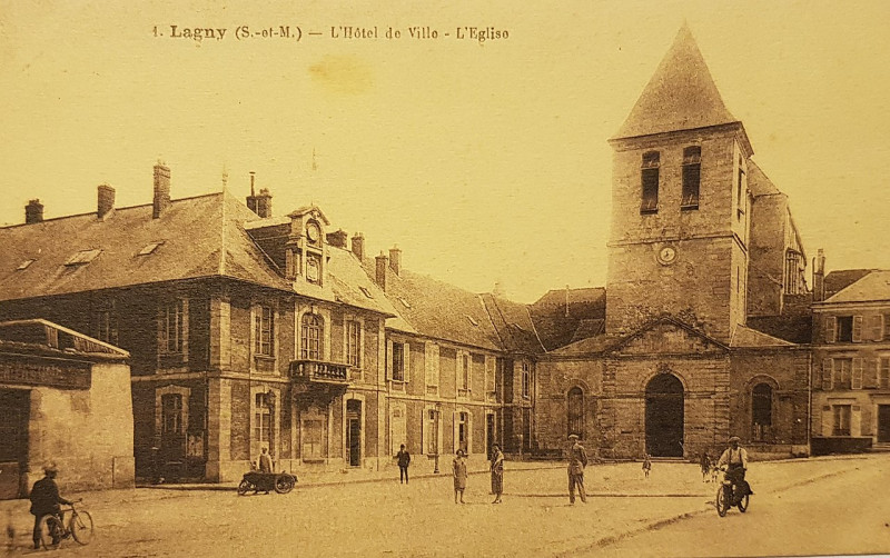 Carte postale ancienne L1488 - Lagny-sur-Marne - L'église