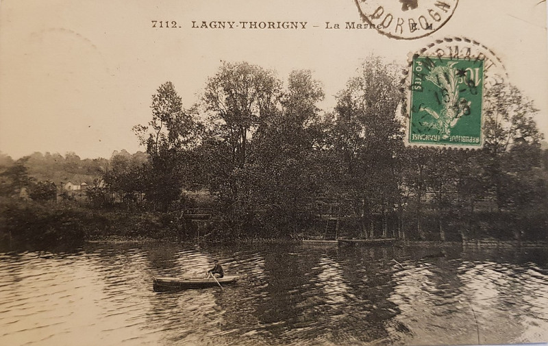 Carte postale ancienne L1634 - Lagny-sur-Marne - La Marne