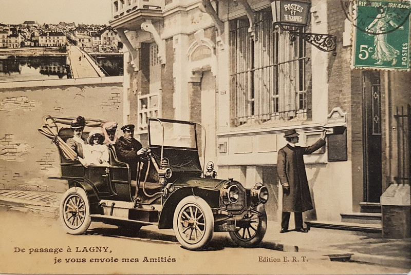 Carte postale ancienne L1652 - Lagny-sur-Marne - Poste