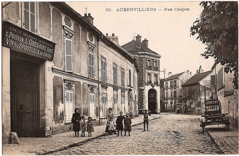 Carte postale ancienne Rue Chapon
