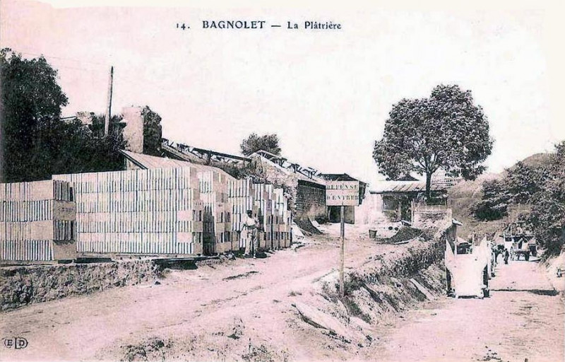 Carte postale ancienne Bagnolet - La Platriere