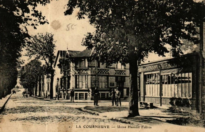 Carte postale ancienne La Courneuve.Usine Hamon Frères