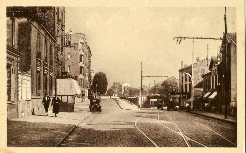 Carte postale ancienne Le Mollé Cim - La Courneuve - Boulevard Pasteur