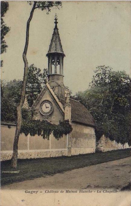 Carte postale ancienne Gagny.Chapelle du château de Maison-Blanche