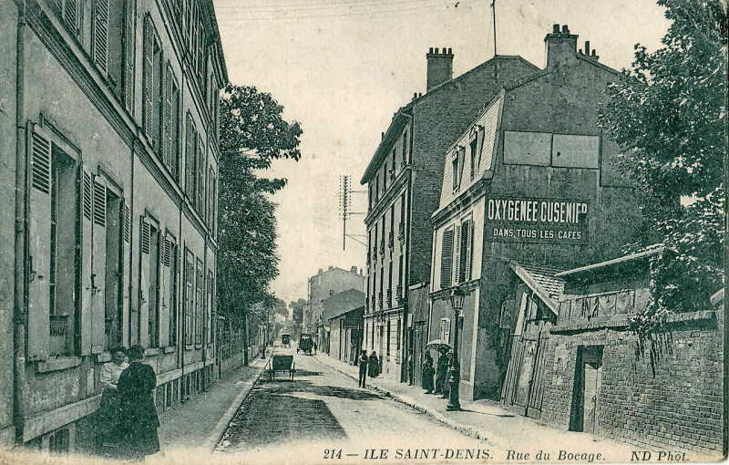 Carte postale ancienne Nd 214 - Isd - Rue du Bocage