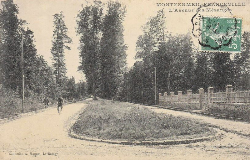 Carte postale ancienne Montfermeil.Avenue des Mésanges