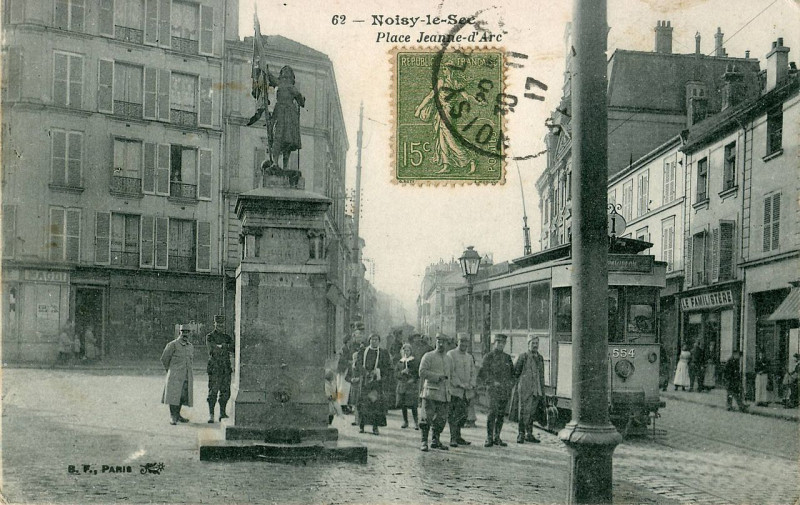 Carte postale ancienne Bf 62 - Nls -Place Jeanne d'Arc