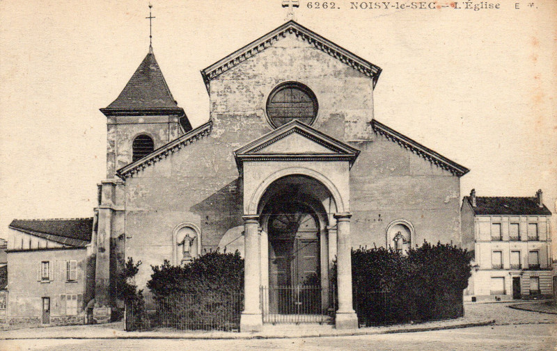 Carte postale ancienne Noisy-le-Sec.Eglise Saint-Etienne