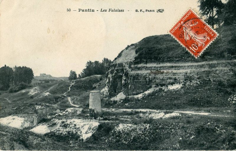 Carte postale ancienne Pantin - Les Falaises