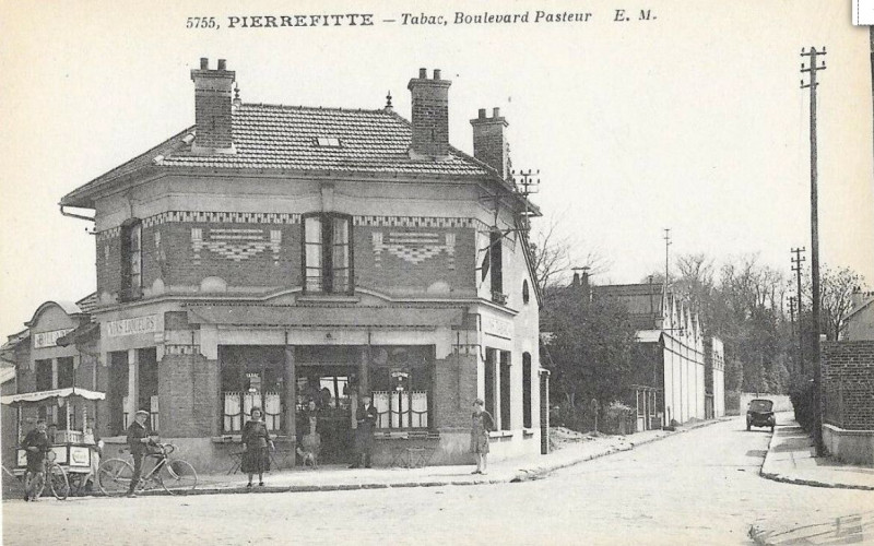Carte postale ancienne Pierrefitte.Boulevard Pasteur