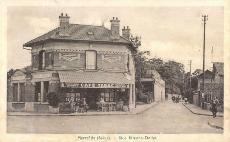 Carte postale ancienne Pierrefitte.Rue Etienne-Dolet