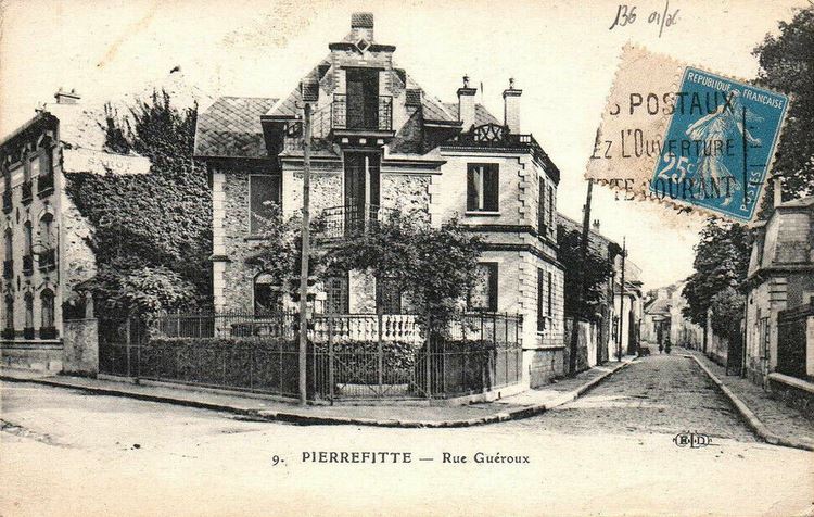Carte postale ancienne Pierrefitte.Rue Guéroux