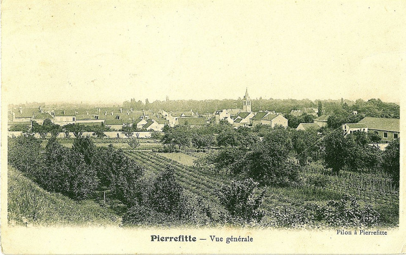 Carte postale ancienne Pilon - Pierrefitte - Vue générale
