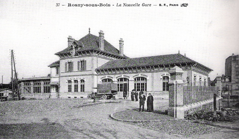 Carte postale ancienne Gare rosny sous bois à Rosny-sous-Bois