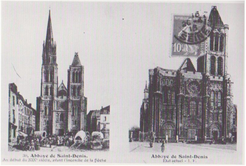 Carte postale ancienne Basilique Saint-Denis