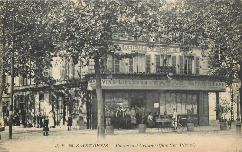 Carte postale ancienne Saint-Denis.Boulevard d Ornano.Quartier Pleyel