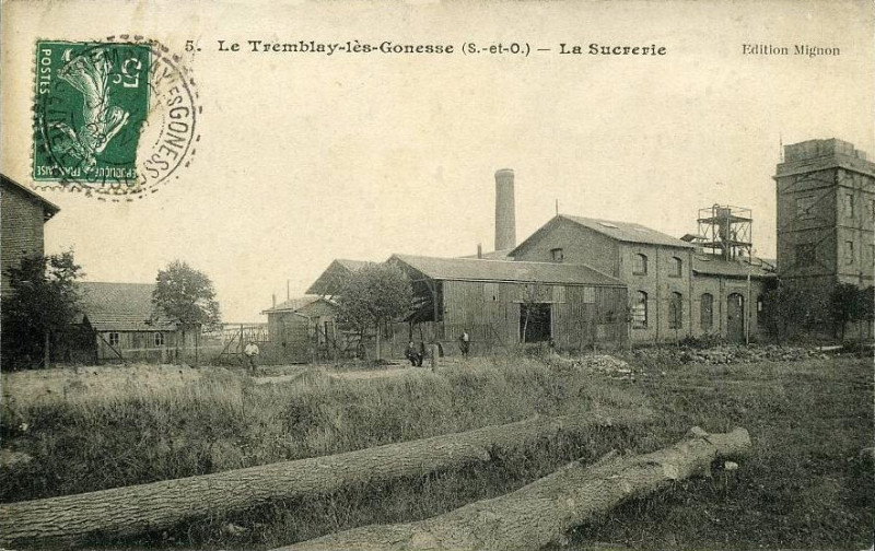 Carte postale ancienne Tremblay-les-Gonesse - La Sucrerie