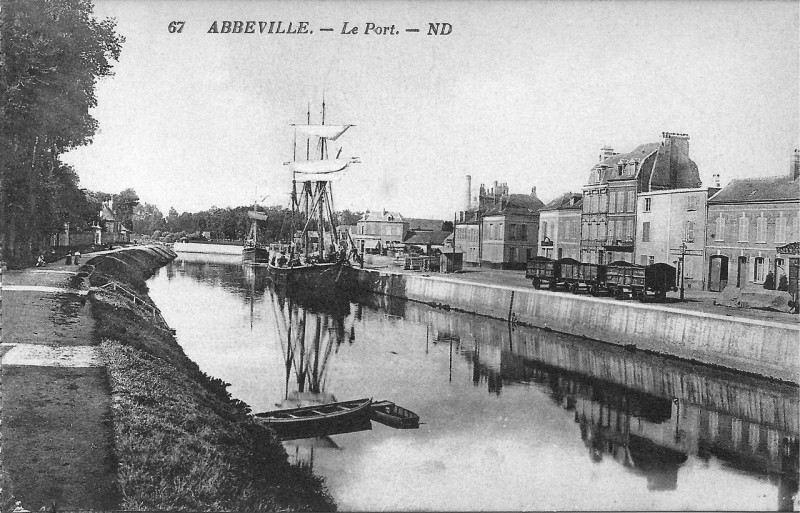 Carte postale ancienne Port d'Abbeville