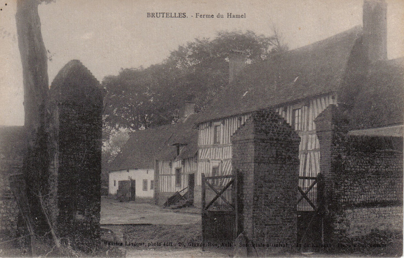 Carte postale ancienne Ferme du hamel