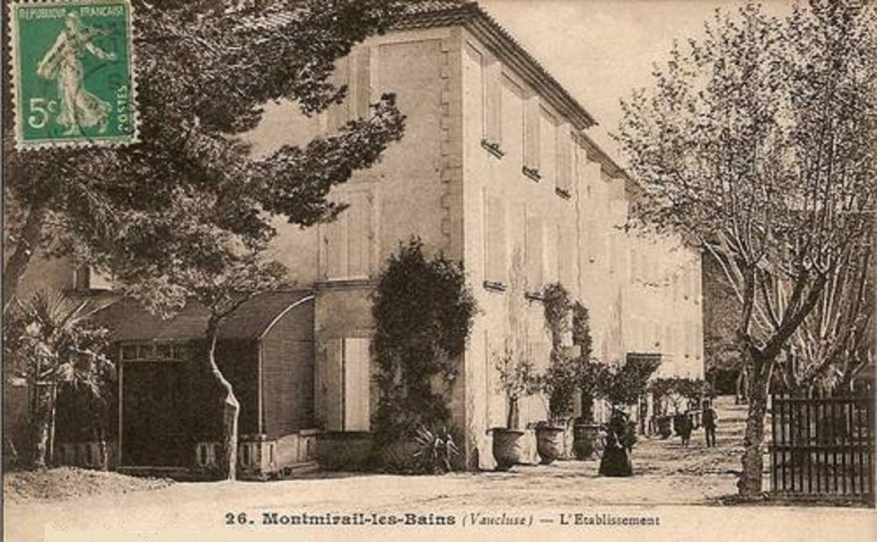 Carte postale ancienne Montmirail Etablissement du centre de cure