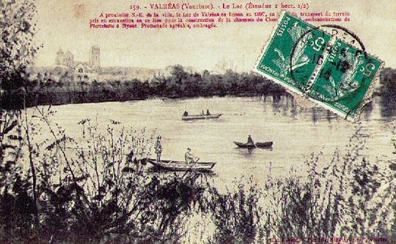 Carte postale ancienne Valréas Le Lac