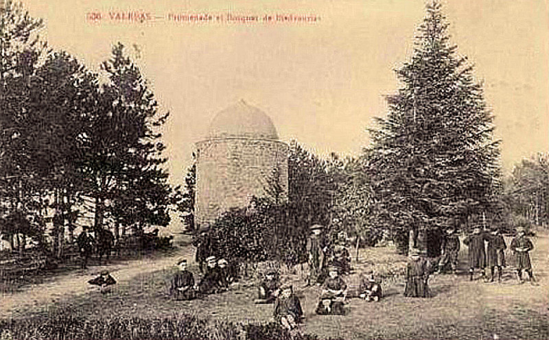 Carte postale ancienne Valréas Promenade publique