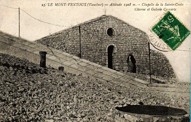 Carte postale ancienne Mont Ventoux chapelle de Sainte-Croix