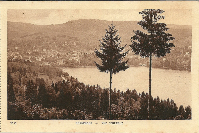Carte postale ancienne Gérardmer-Fr-88-Cpa-vue générale
