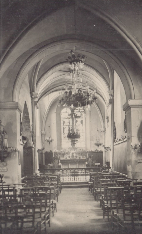 Carte postale ancienne L2570 - Flins-sur-Seine - Eglise