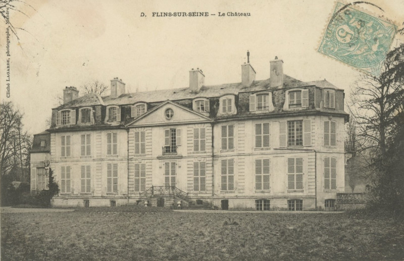 Carte postale ancienne L2595 - Flins-sur-Seine - Château