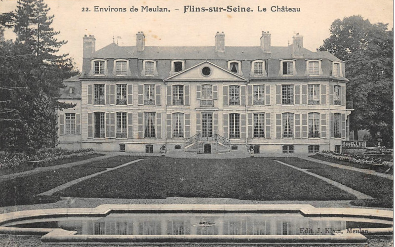 Carte postale ancienne L2606 - Flins-sur-Seine - Château