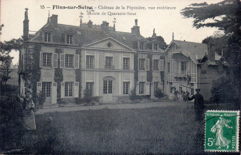 Carte postale ancienne L2641 - Flins-sur-Seine - Château de la Pépinière