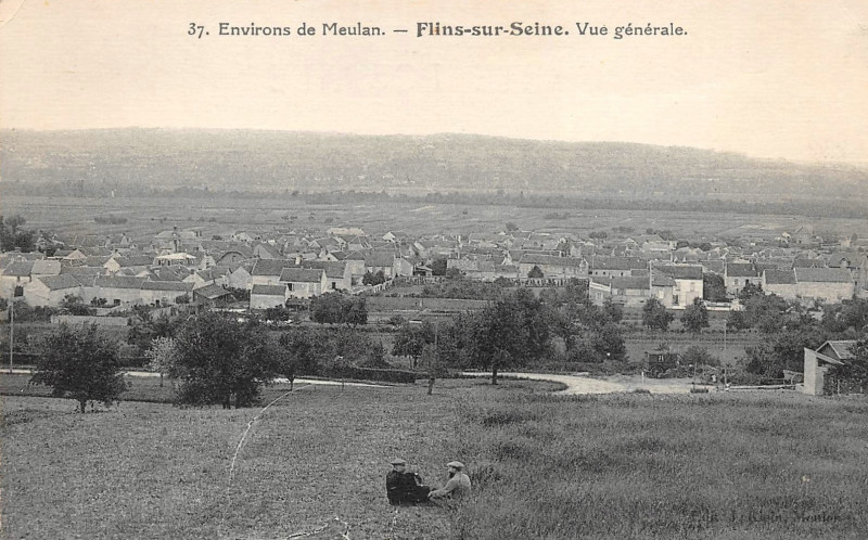 Carte postale ancienne L2717 - Flins-sur-Seine - Vue générale