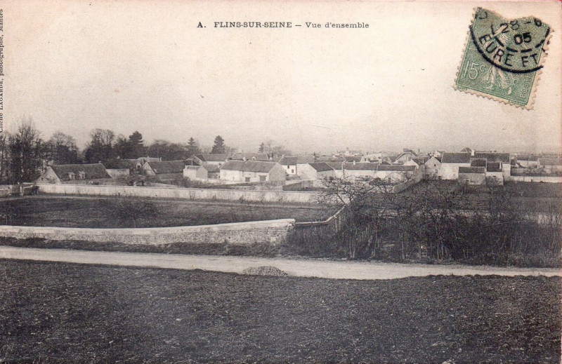 Carte postale ancienne L2720 - Flins-sur-Seine - Vue générale