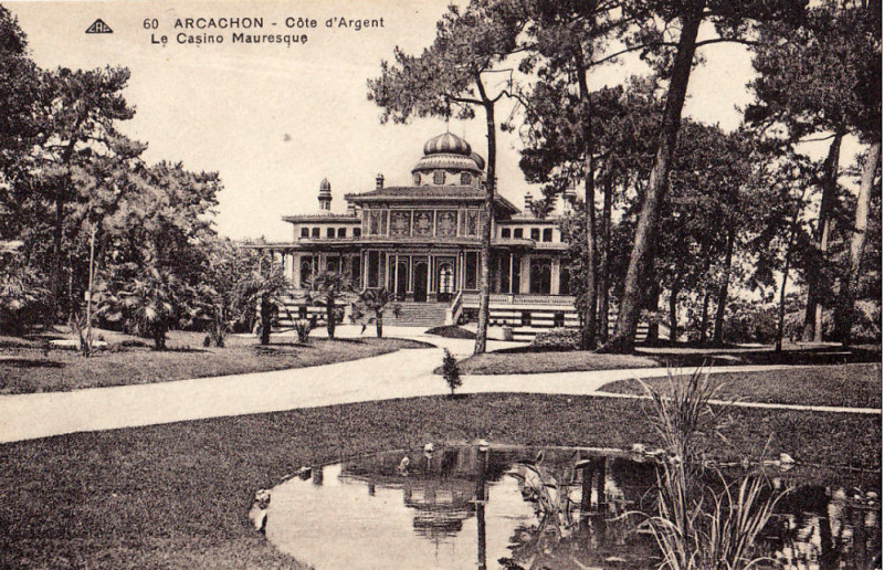 Carte postale ancienne Arcachon - Casino mauresque 23