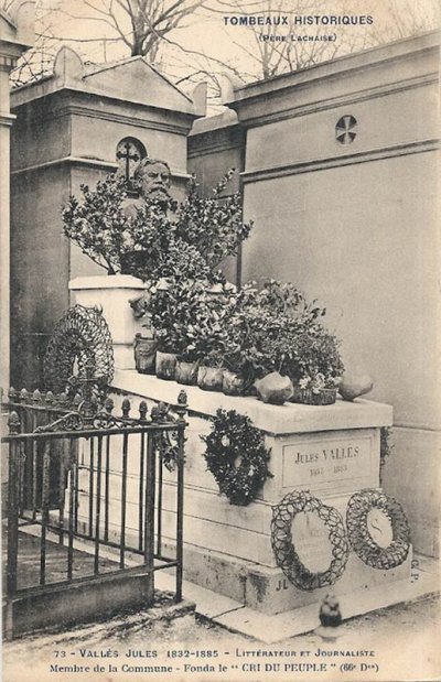 Carte postale ancienne Le Père-Lachaise - Jules Vallès à Paris 20e