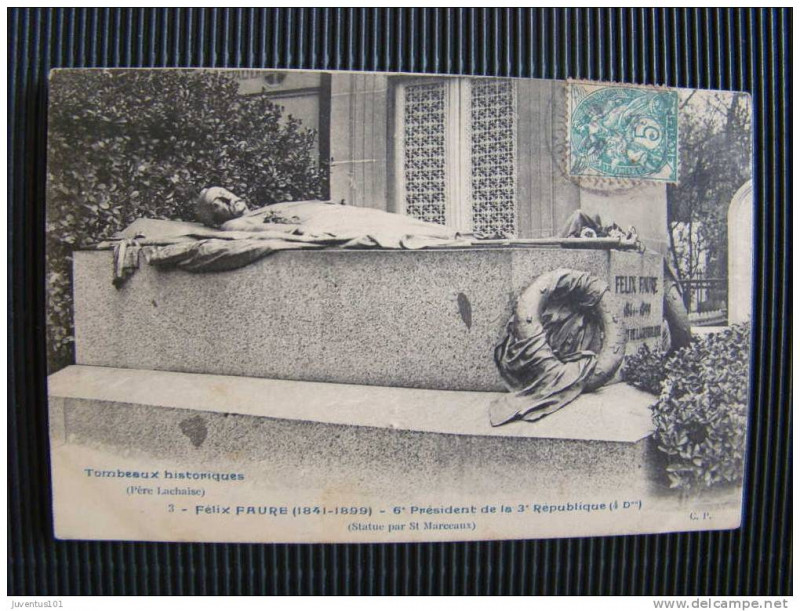 Carte postale ancienne Le Père-Lachaise - Félix Faure à Paris 20e